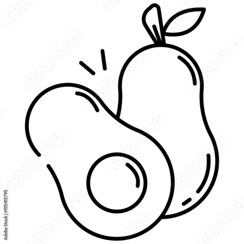 Avocado Icon