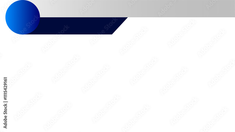 Obraz premium 動画テロップ素材：ネイビー-5