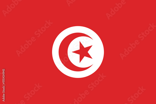 チュニジア共和国の国旗