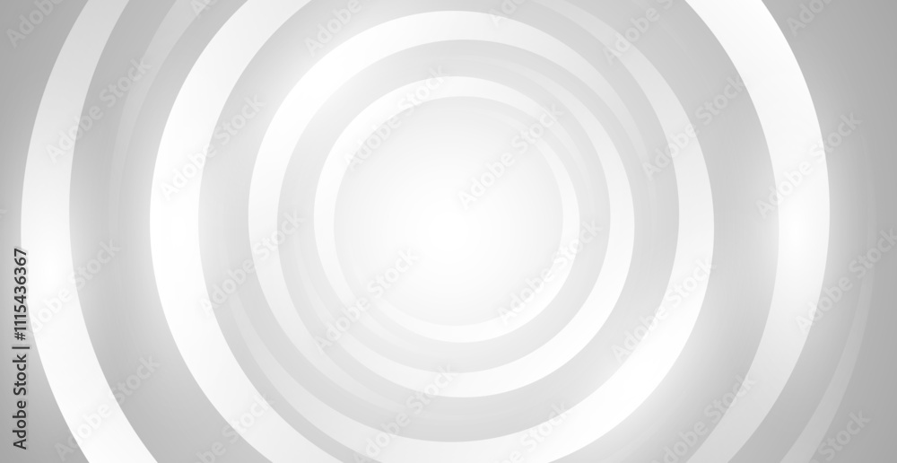 Gray Circle Round Frame Background With Glowing Light. Abstract Business Banner. Technology Wallpaper. Illustration. Futuristic. Minimal Gray Circle Round Frame Background With Glowing Light. Abstract Business Banner. Technology Wallpaper. Illustration. Futuristic. Minimal