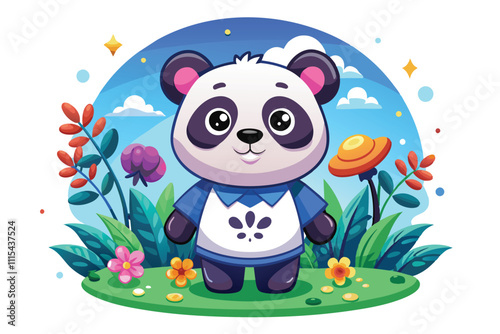 Charming Panda Design