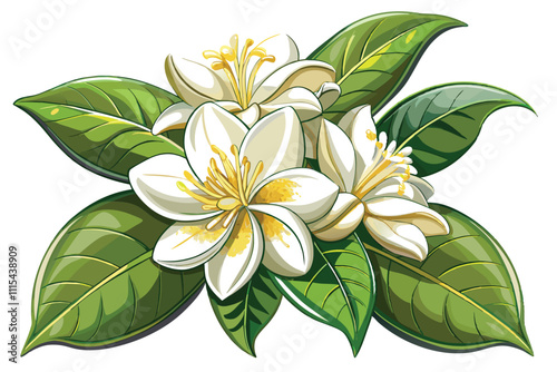 Jasmine Blossom Rendering