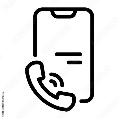 incoming call Line Icon
