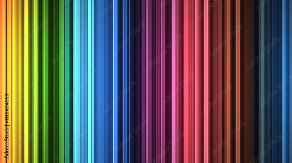 Obraz premium Abstract background of vertical colorful stripes.