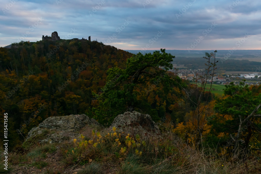 Lichnice is a castle ruin near Třemošnice in the Chrudim district in the Pardubice region. It is located above the village of Podhradí on the western edge of the Iron Mountains. Lichnice is a castle ruin near Třemošnice in the Chrudim district in the Pardubice region. It is located above the village of Podhradí on the western edge of the Iron Mountains.