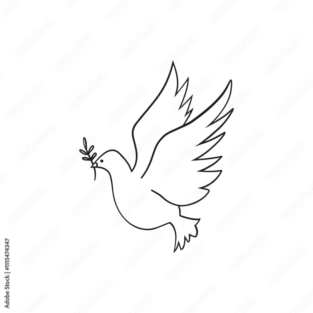 Fototapeta premium dove and peace