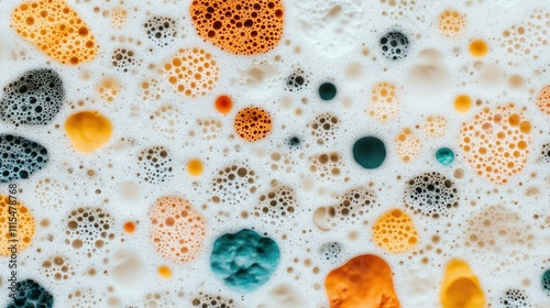 Microscopic Analysis of a Diverse Array of Microorganisms Captured During Environmental Science Research and Studies photo