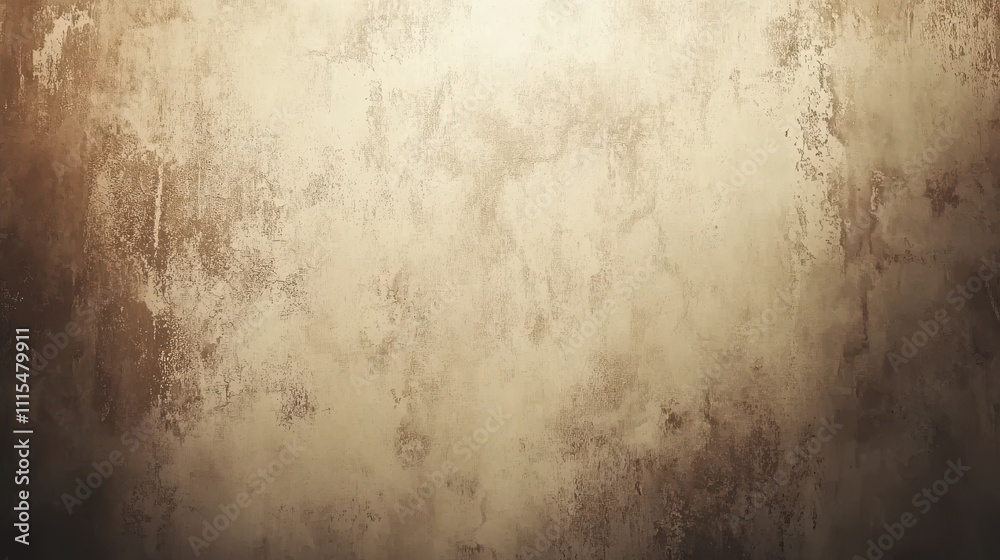 Fototapeta premium Abstract beige and brown textured background.