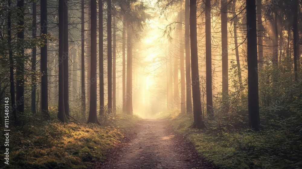 Harmony with Nature. Peaceful nature retreat concept Harmony with Nature. Peaceful nature retreat concept