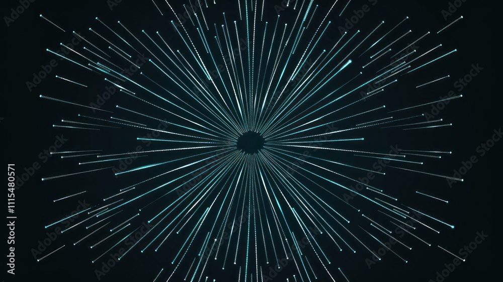 Fototapeta premium Abstract Light Burst