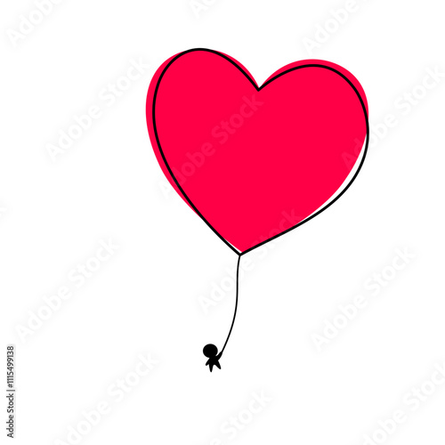 heart shaped balloon