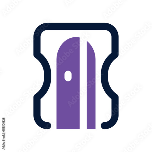 sharpener icon. vector dual tone icon for your website, mobile, presentation, and logo design.