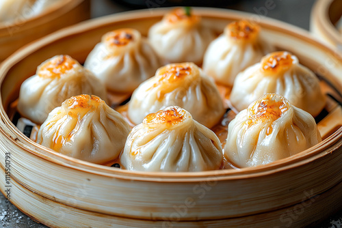 Chinese Specialty Food Crab Roe Buns