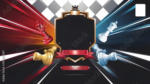 Background for chess Poster and flyers