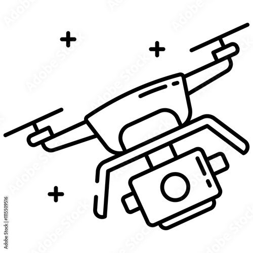 Camera Drone Icon