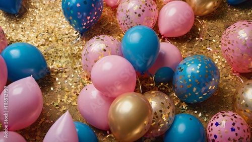A festive collection of colorful Christmas balls, Easter eggs, and shiny ornaments perfect for holiday decorations