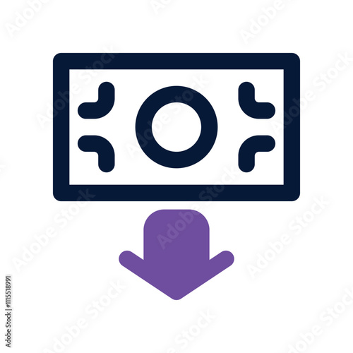 transfer icon. vector dual tone icon for your website, mobile, presentation, and logo design.