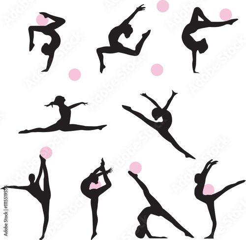 set of exercises for women with balls