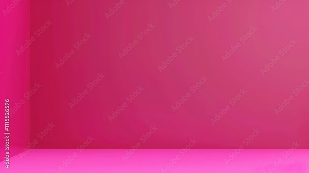 Fototapeta premium Pink Room Minimalist Background
