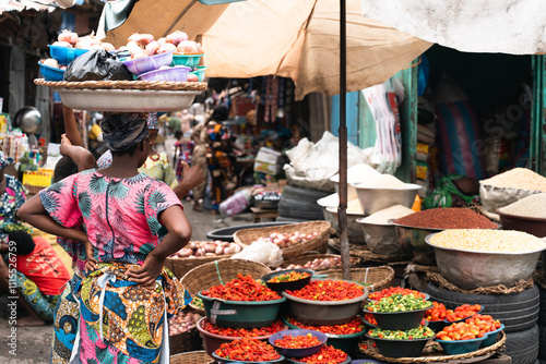 Marché de Dantokpa, Cotonou - Bénin photo