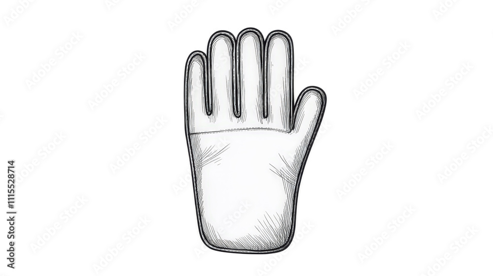 Hand Sketch Illustration in Cartoon Style with Simple Design
