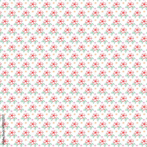 Luxury flowers pattern design. Hand drawn outline design for fabric , print, cover, banner and invitation, Vector illustration. 