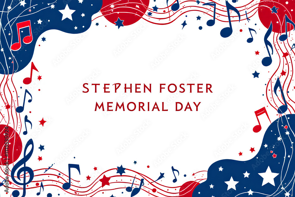 Obraz premium Stephen Foster Memorial Day Celebration - AI Generated Image v.2