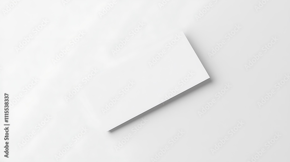 A simple, blank rectangular card on a light background. A simple, blank rectangular card on a light background.