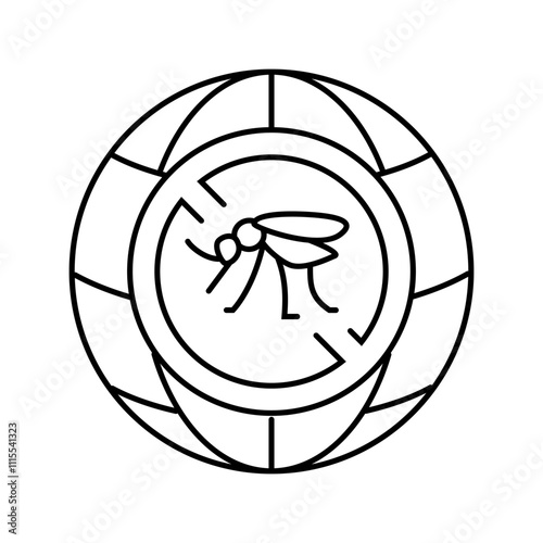 tuberculosis world day line icon vector. tuberculosis world day sign. isolated contour symbol black illustration