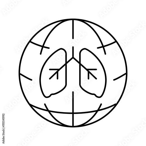 hepatitis world day line icon vector. hepatitis world day sign. isolated contour symbol black illustration