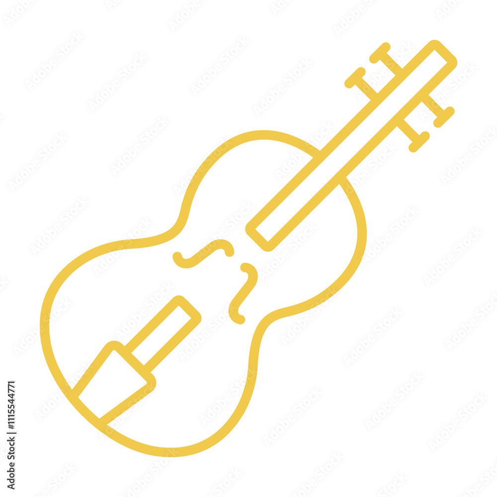 Naklejka premium Violin Icon