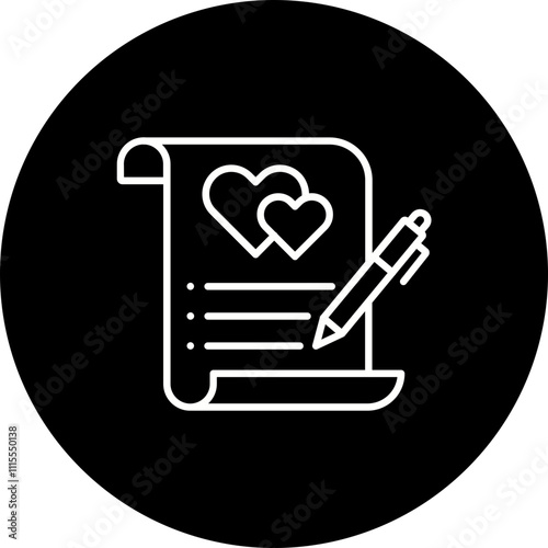 Wedding Contract Icon