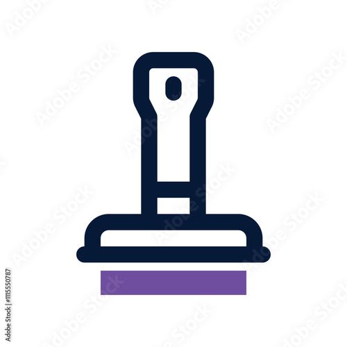 stamp icon. vector dual tone icon for your website, mobile, presentation, and logo design.