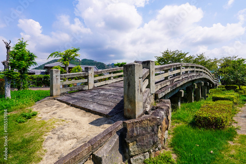 御着城跡公園に復元された旧天川橋(兵庫県姫路市) photo