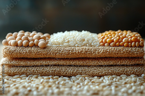 rice grain and more herbs and spices