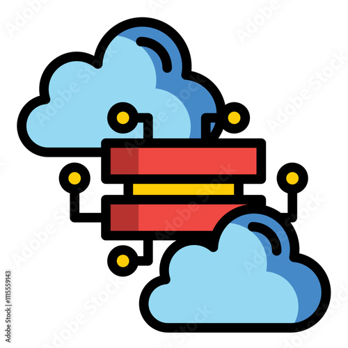 Cloud Server Icon