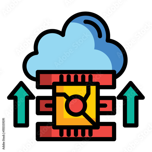 Cloud Server Icon