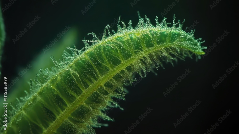 Fototapeta premium natural transpiration stomata adaptation balancing efficiency and growth selective focus optimized functions ethereal Multilayer ecodome