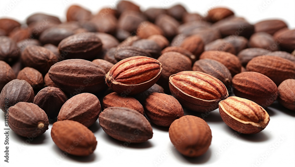 Isolated Cocoa Bean Isolated Cocoa Bean