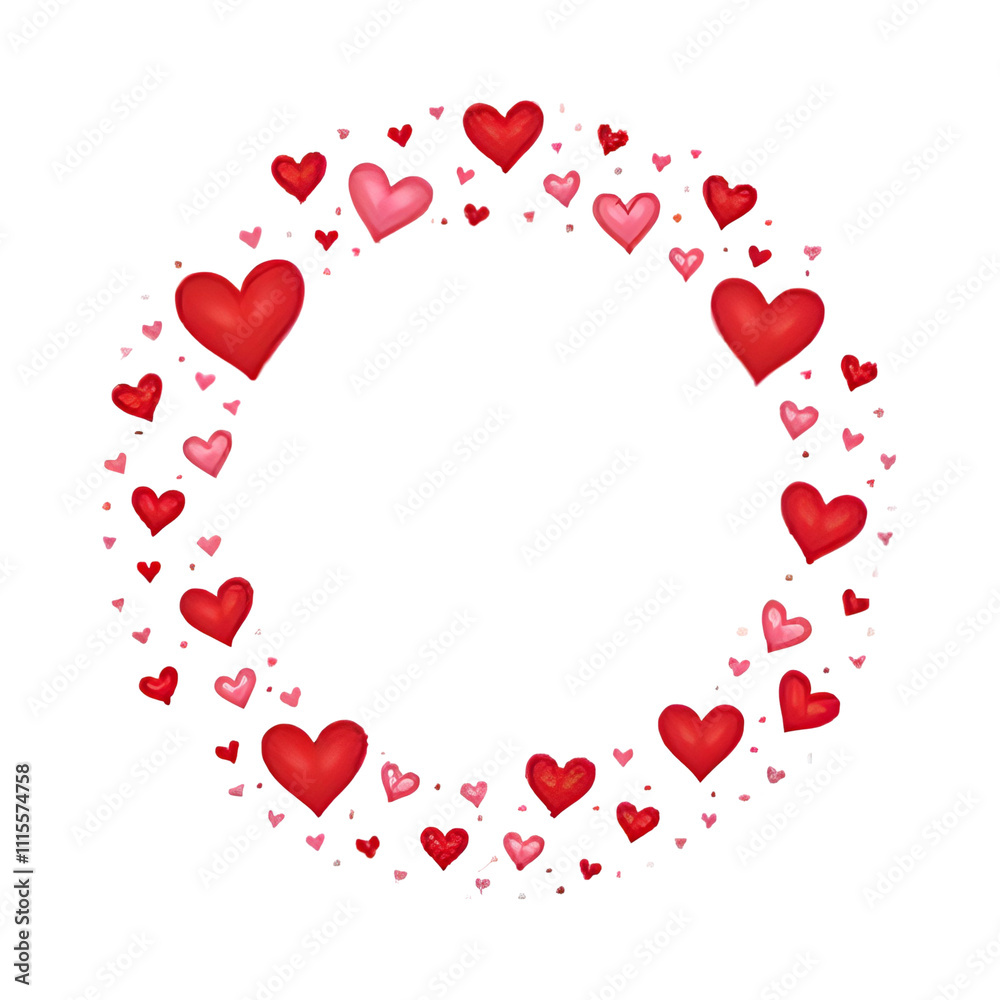 Valentine circle border png transparent background Valentine circle border png transparent background