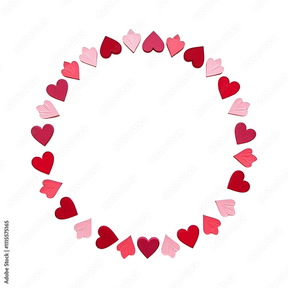 Valentine circle border png transparent background Valentine circle border png transparent background