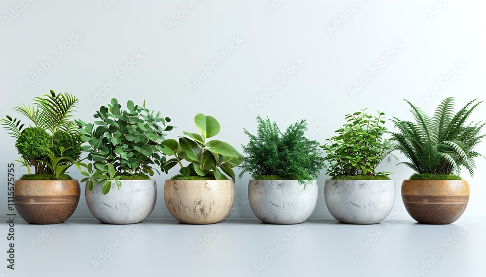 Fototapeta premium herbs in pots