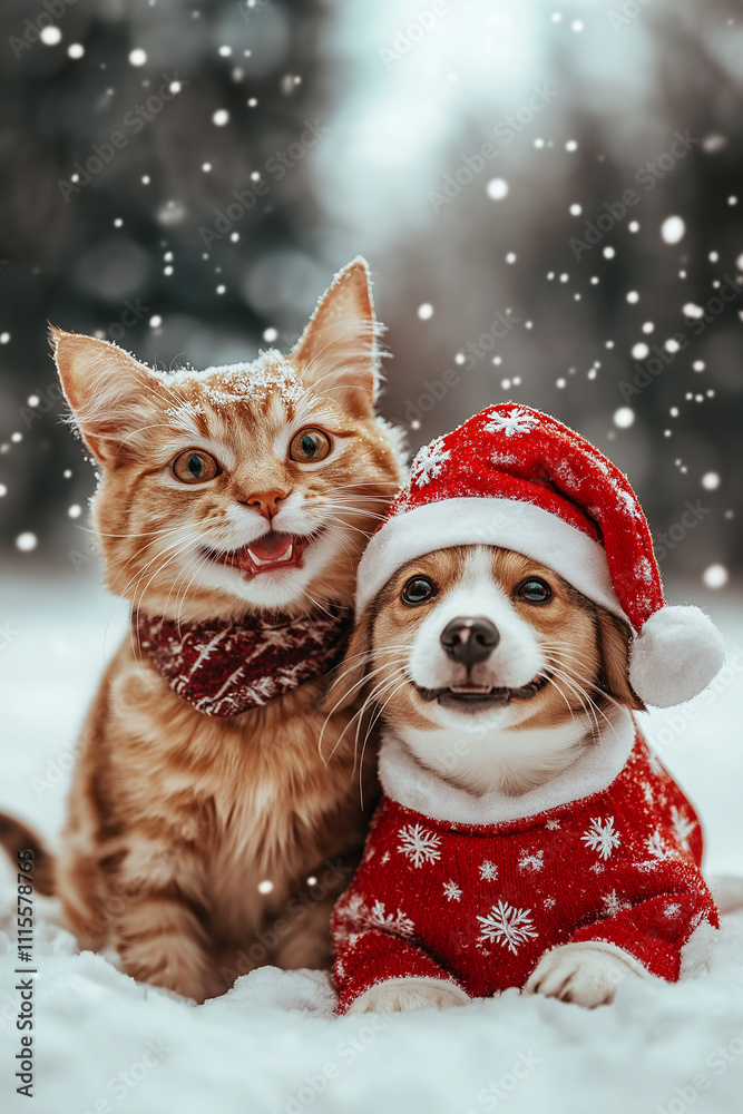 On very happy and special days, cats and dogs are more excited. Make cute cards for Christmas, Halloween, New Year, and Valentine's Day. On very happy and special days, cats and dogs are more excited. Make cute cards for Christmas, Halloween, New Year, and Valentine's Day.