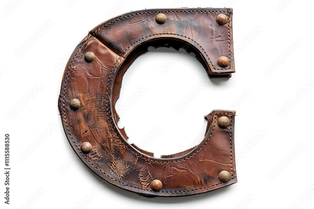 Alphabet in grunge style, letter C. A collection of symbols from old rough metal. Isolated on white. 3D illustration.
Alphabet in grunge style, letter C. A collection of symbols from old rough metal. Isolated on white. 3D illustration.