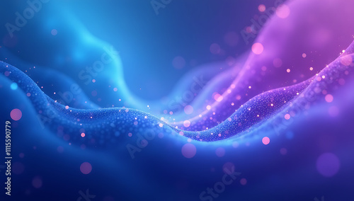 Abstract Light Trails with Sparkling Particles