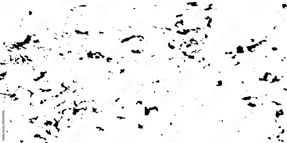 Fototapeta premium Dirt messy splash overlay and Black and white Dust overlay distress grungy effect paint. Black and white grunge seamless texture. Dust and scratches grain texture on white and black background.