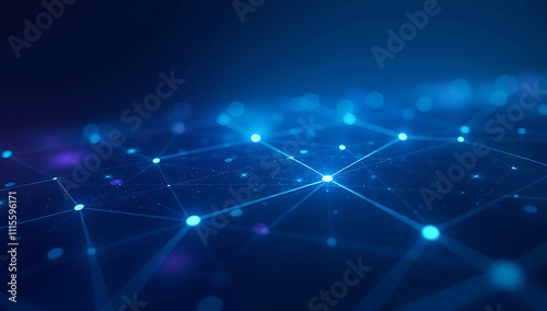 abstract background of Netwirking lights 