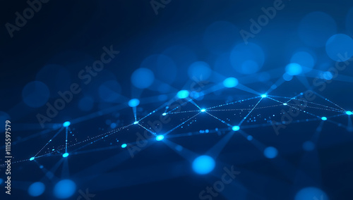 abstract background of Netwirking lights 