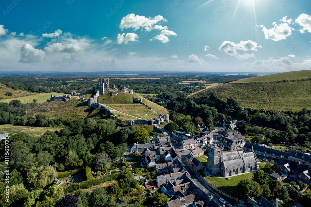 Obraz premium Corfe Castle in England
