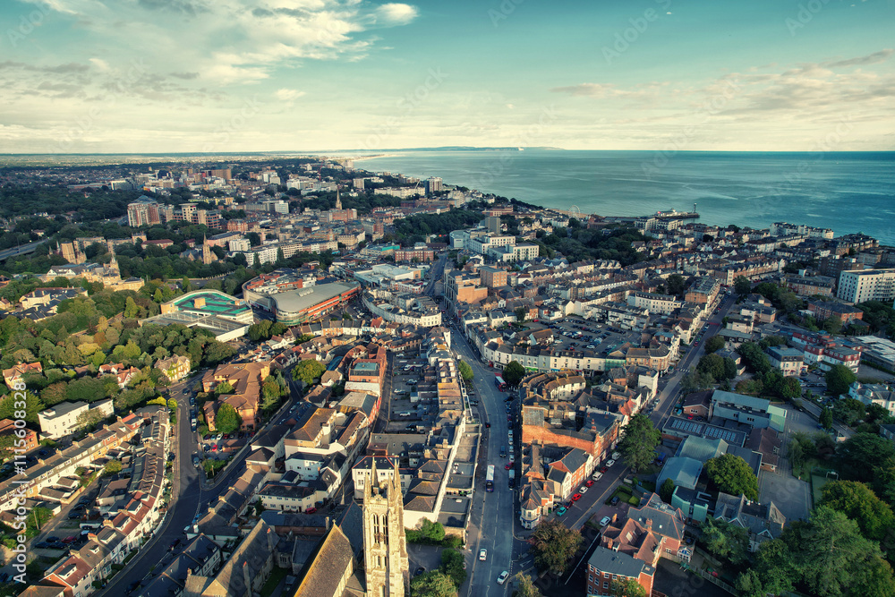 Obraz premium Bournemouth From Above
